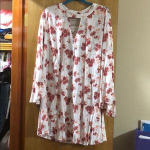 La Boujee Boutique Floral, bell sleeve, dress.